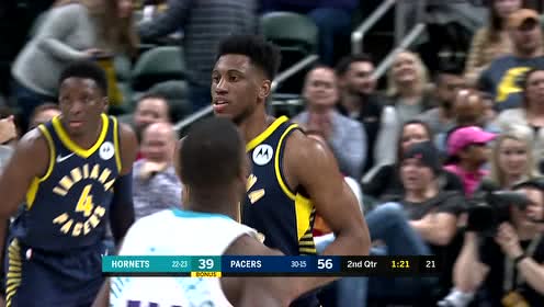 2019年01月21日NBA常规赛 黄蜂VS步行者 全场录像回放视频
