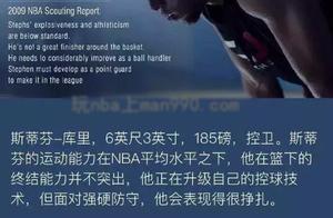 库里的球探报告列举了很多缺点，但正是这些缺点之一改变了NBA